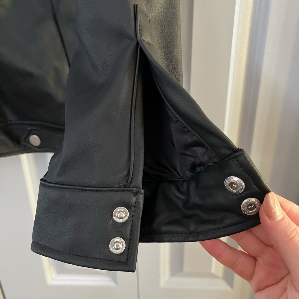 Universal Thread Black Leather Jacket - image 3